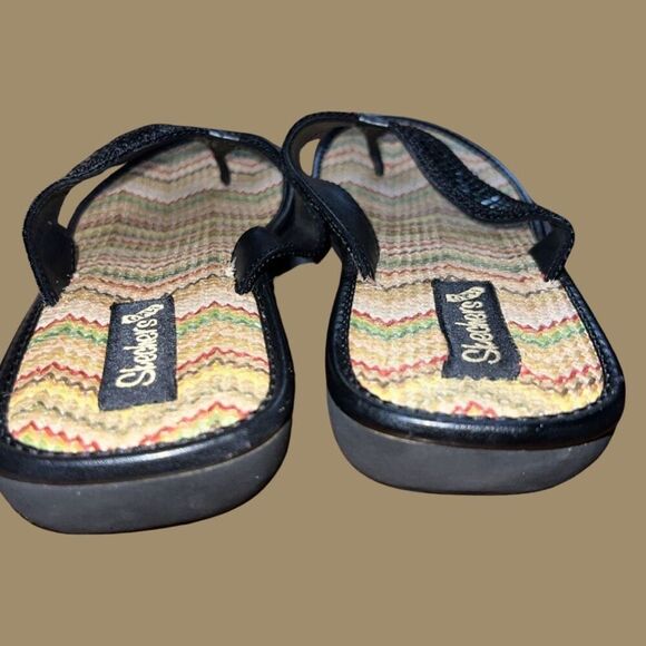 Skechers Rice Straw Flip Flop Sandals Size 9.5 - Picture 4 of 6